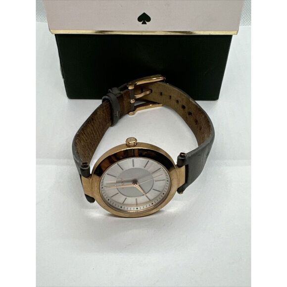 DKNY Stanhope NY-2296 Women\'s Grey Leather Analog Dial Quartz Wrist Watch JNA171 main image 10